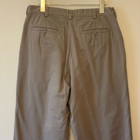 J. Crew 33/30 100% cotton pant trouser tan business casual corpcore classic VTG - Picture 6 of 7